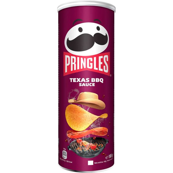 Чіпси зі смаком барбекю "PRINGLES" Texas BBQ Sauce, 165g (19 шт/ящ)