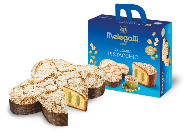 Кекс «Великодня голубка» "Melegatti" Colomba Pistacchio з фісташковим кремом, 750г (18 шт/ящ)