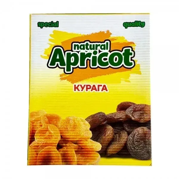 Курага натуральна сушена "Humo Universal" асорті в коробці, 1кг (20 шт/ящ)
