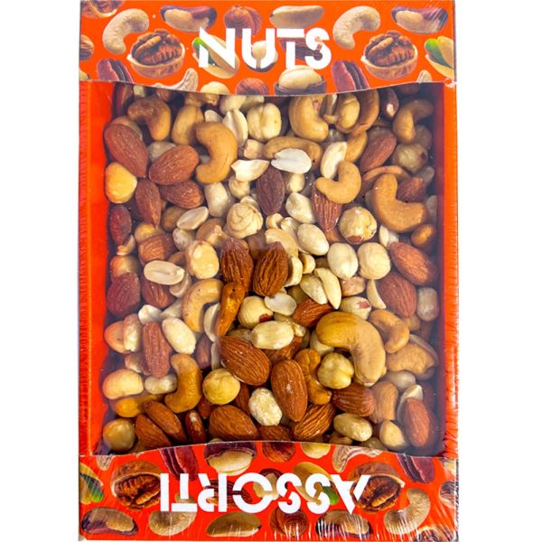 Горіхова суміш "Nuts Assorti" смажені, 500 г (20 шт/ящ)