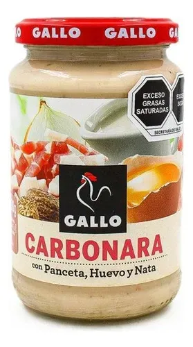Соус Карбонара "Gallo" Salsa Carbonara, 330г (6 шт/ящ)