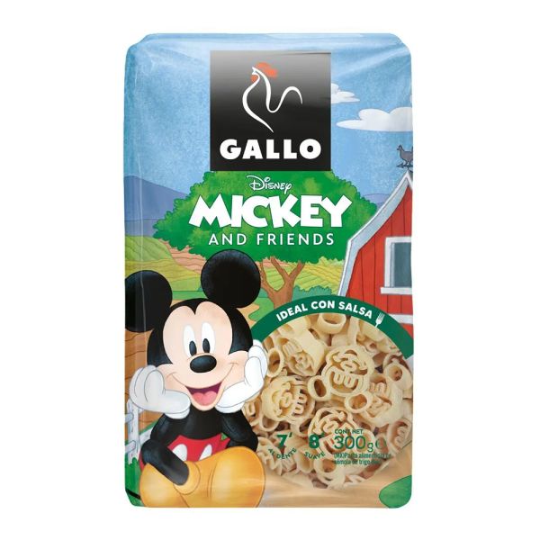 Макаронні вироби "Gallo" Disney Mickey, 300г (12 шт/ящ)