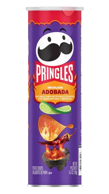Чіпси американські зі смаком енчілади у стилі Адобада "Pringles" USA Enchilada Adobada, 158g (14 шт/ящ)