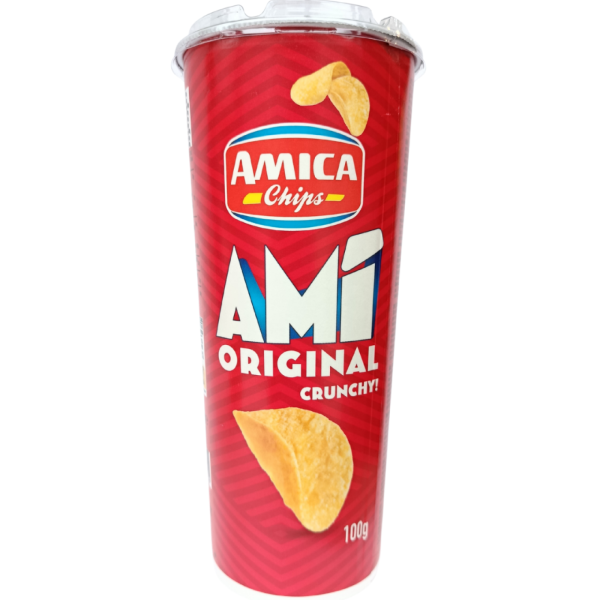 Чіпси картопляні "Amica" Tuba Original оригінальний смак, 100g (16 шт/ящ)