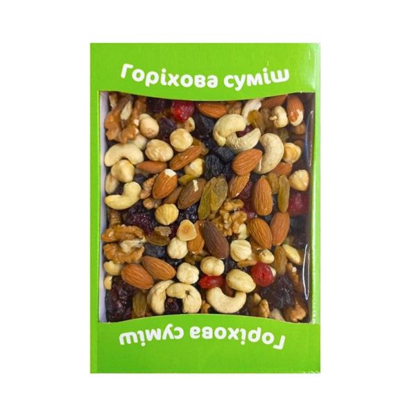 Горіхова суміш з сухофруктами "Amanti" в коробці, 250г (24 шт/ящ)