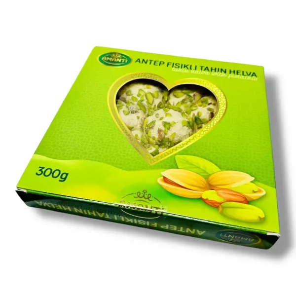 Халва "Amanti" тахінна з фісташкою, 300г (20 шт/ящ)
