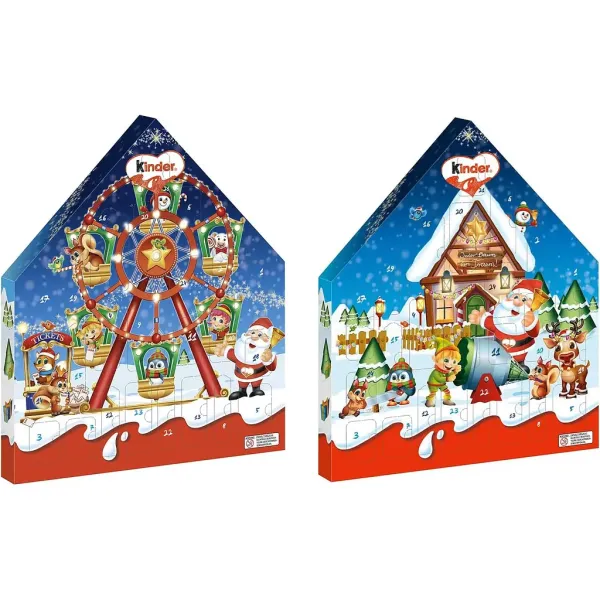 Адвент-календар мікс "Kinder" Будинок шоколадних цукерок, 351г (6 шт/ящ)