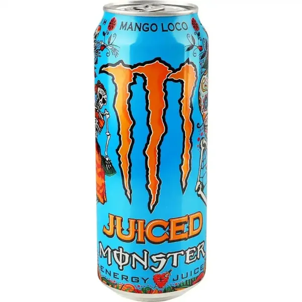 Енергетичний напій "Monster Energy" Mango Loco зі смаком Манго, 500мл (12 шт/ящ)