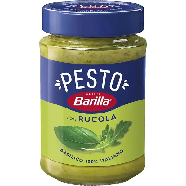 Соус песто "BARILLA"  на основі базиліка, оливкової олії та руколи, 190g (12 шт/ящ)