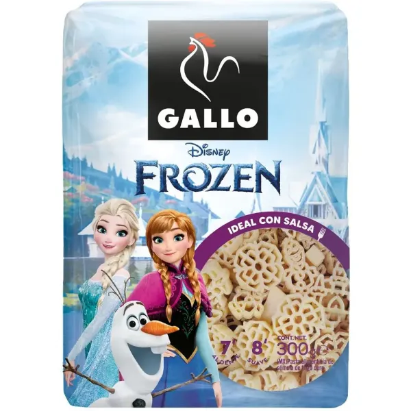 Макаронні вироби "Gallo" Disney Frozen, 300г (12 шт/ящ)