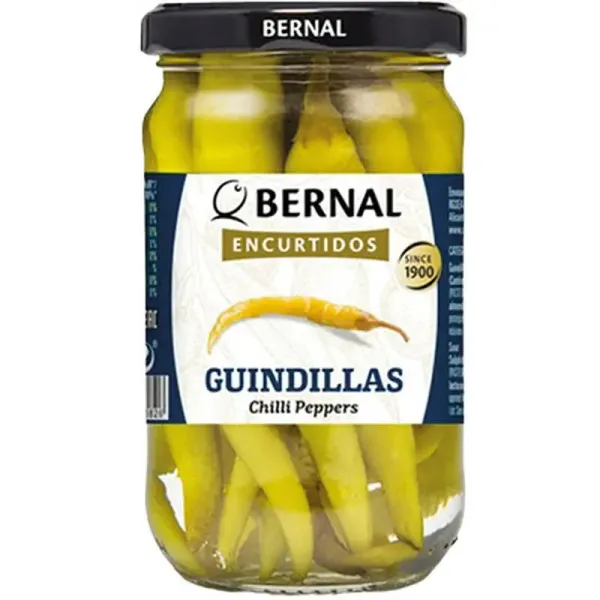 Перець гострий  "Bernal" Guindillas Chilli, 300г (12 шт/ящ)