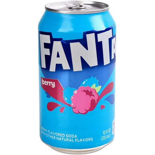 Напій безалкогольний "Fanta" USA Berry зі смаком ягід, 355мл (12 шт/ящ)