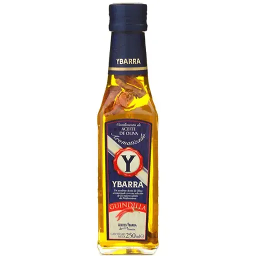 Олія оливкова "Ybarra" Extra Virgin Guindilla з перцем чилі, 250мл (6 шт/ящ)