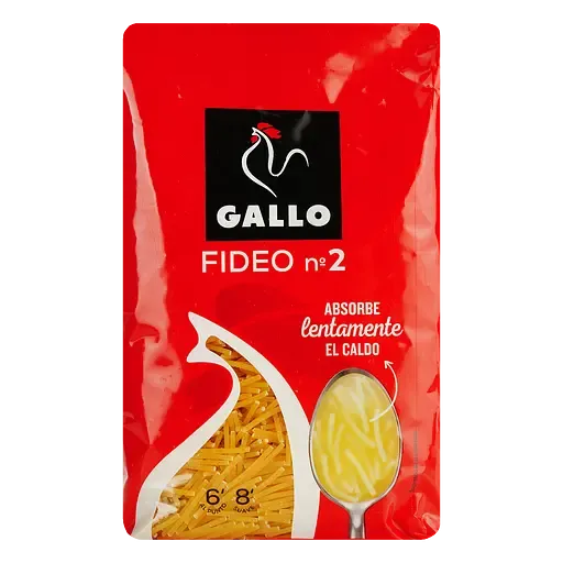 Макаронні вироби "Gallo" Fideo-2 Вермішель, 450г (18 шт/ящ)
