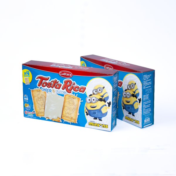 Печиво "Cuetara" Tosta Rica Choco Blanco Minions,146г (10 шт/ящ)