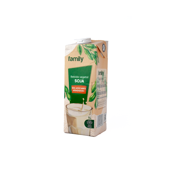 Напій рослинний "Family" Soya соєвий без цукру, 1л (6 шт/ящ)