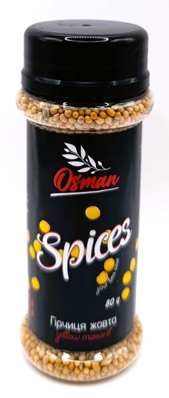 Гірчиця жовта "Osman", 80г (12 шт/ящ)