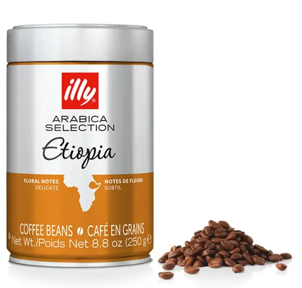 Кава в зернах "illy" Monoarabica Ethiopia Ефіопія, 250г (6 шт/ящ)