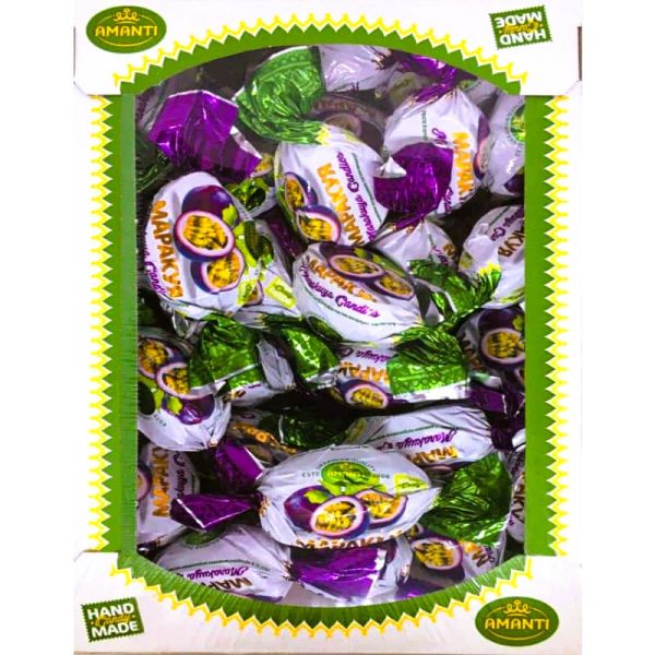 Цукерки "Amanti" Маракуйя в шоколаді, 1кг (6 шт/ящ)