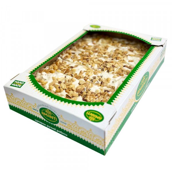 Кос-халва "Amanti" з арахісом та соняшниковим насінням 1,5 кг (6 шт/ящ)