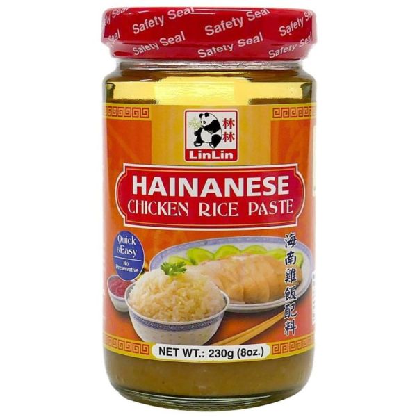 Паста рисова з куркою по-хайнанськи "LinLin" Hainanese Chicken Rice Paste, 230 г (24 шт/ящ)
