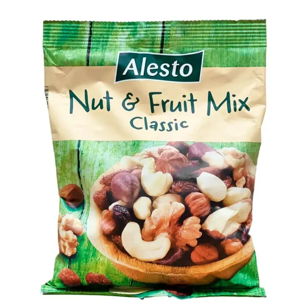 Мікс горіхів та родзинок "Alesto" Nut & Fruit Mix Classic, 250г (40 шт/ящ)