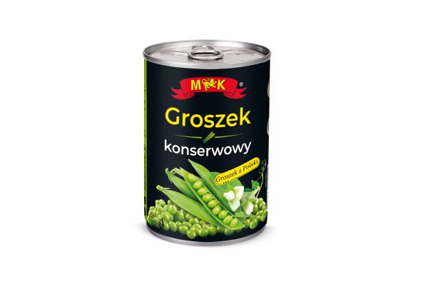 Горошок "М&К" консервований, 400г (10 шт/ящ)