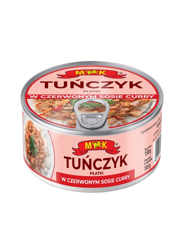 Тунець шматочками "М&К" в червоному соусі Каррі, 150г (24 шт/ящ)