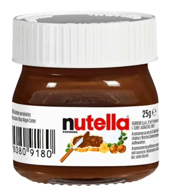 Горіхова паста з какао "Nutella" mini, 25 г (64 шт/ящ)