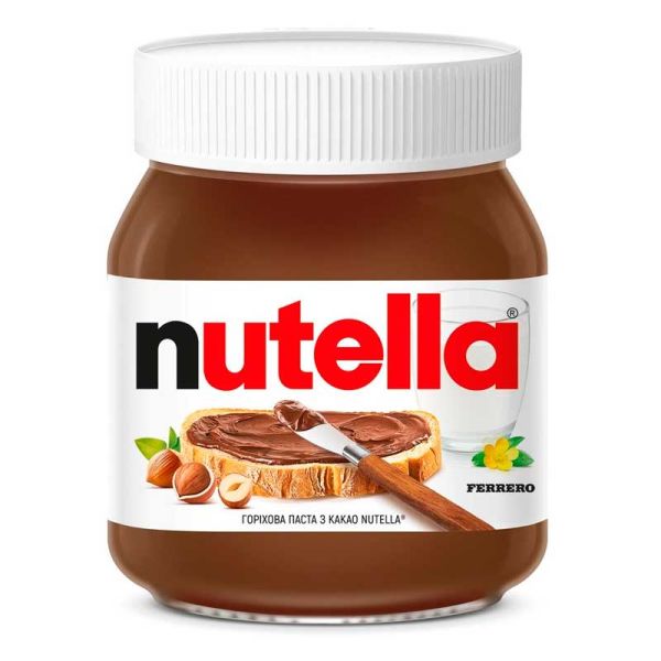 Горіхова крем-паста з какао "Nutella", 400г (15 шт/ящ)