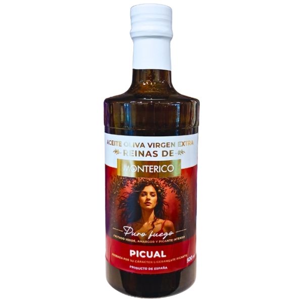 Олія оливкова "Monterico" Extra Virgin Picual з сортових оливок, 500 мл (12 шт/ящ)