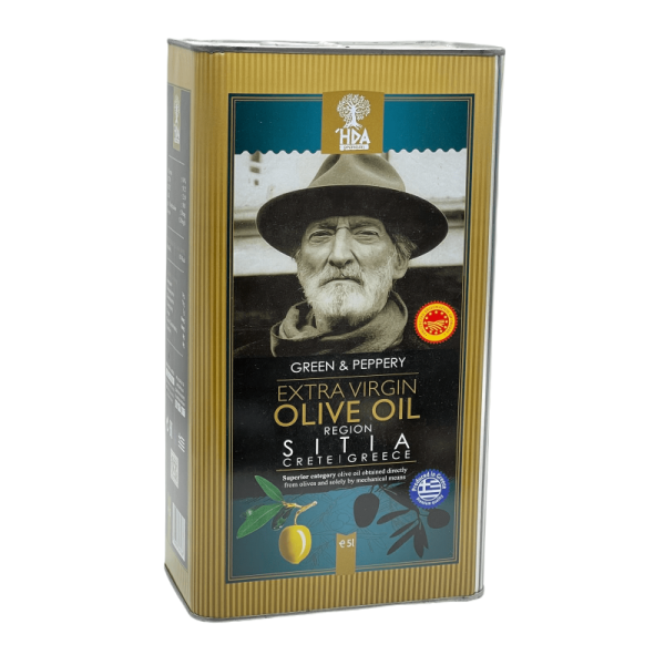 Оливкова олія "HPA" region Sitia extra virgin olive oil Греція, 5л (4 шт/ящ)
