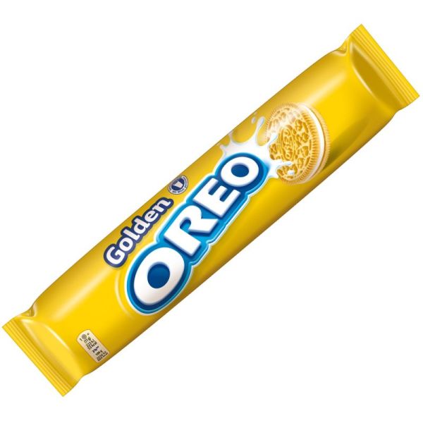 Печиво сендвіч "Oreo" Golden з вершковим кремом та ароматом ванілі, 154g (16 шт/ящ)