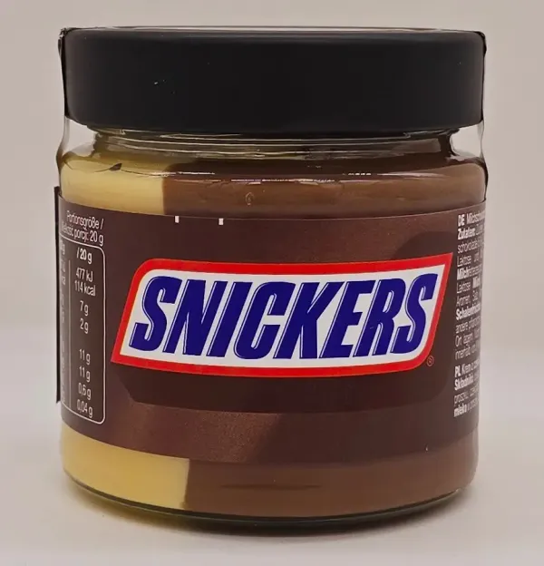 Шоколадно-горіхова паста "Snickers", 200г (6 шт/ящ)