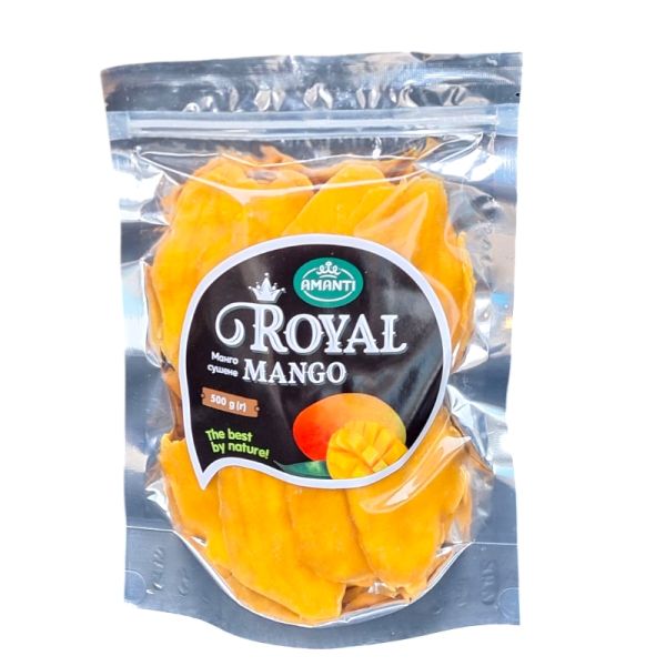 Манго сушене натуральне "Amanti Royal", 500г (20 шт/ящ)