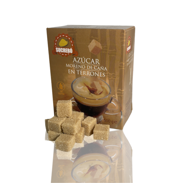 Тростинний цукор (кубики) "Sucrebo" Moreno 500г, Іспанія (10 шт/ящ)