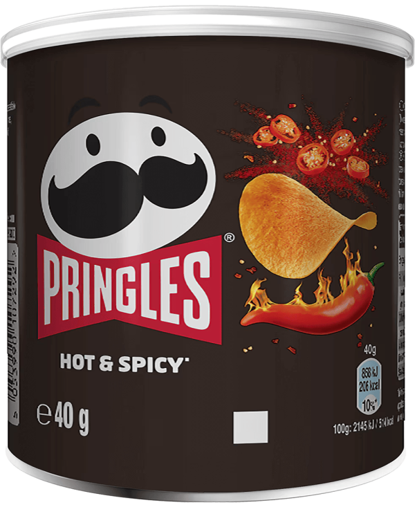 Чіпси "PRINGLES" Hot & Spicy mini, 40g (12 шт/ящ)