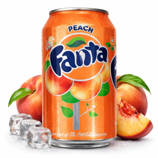 Напій безалкогольний "Fanta" USA Peach зі смаком персика, 355мл (12 шт/ящ)