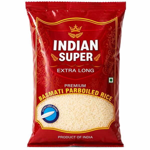 Рис Басматі пропарений "Indian Super" Extra Long premium, 1кг (20 шт/ящ)