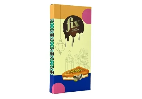 Дубайський Шоколад "Fix Dessert Chocolatier" Фісташкова паста та кнафе, 200г 