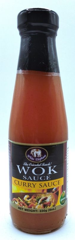 Соус Каррі "White Elephant" WOK Sauce Curry "WOK" без глютену, 230 г (24 шт/ящ)