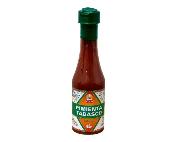 Соус гострий "Vulpi" Pimienta Tabasco Табаско, 205г (12 шт/ящ)