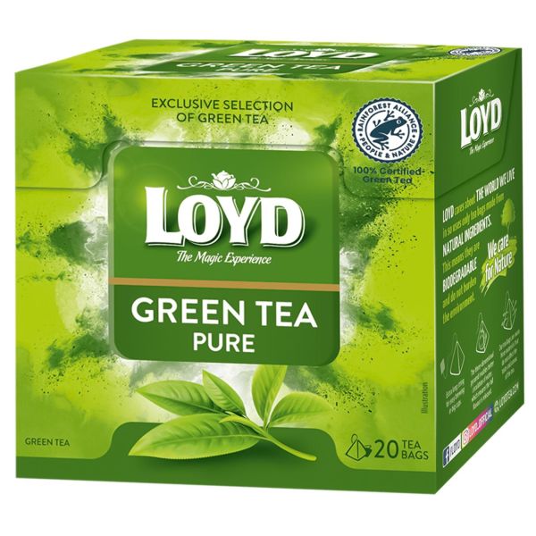 Чай зелений "Loyd" Pure 20шт*1,7g (10 шт/ящ)