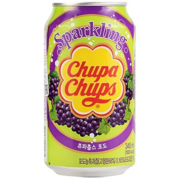 Напій газований Виноград Чупа Чупс Chupa Chups Grape, 345ml