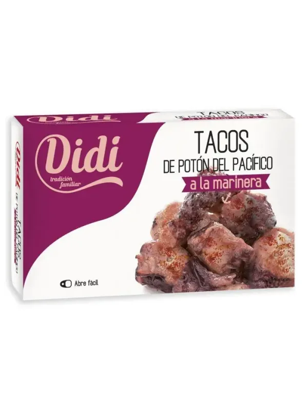 Восьминіг в соусі марінера Didi Tacos de Poton Del Pacifico a la Marinera 111г, Іспанія (50 шт/ящ)