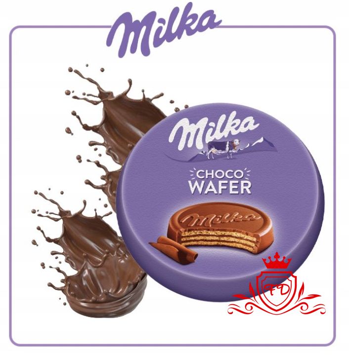 Вафлі в молочному шоколаді "Milka" Choco Wafer з какао, 30g (30 шт/ящ)